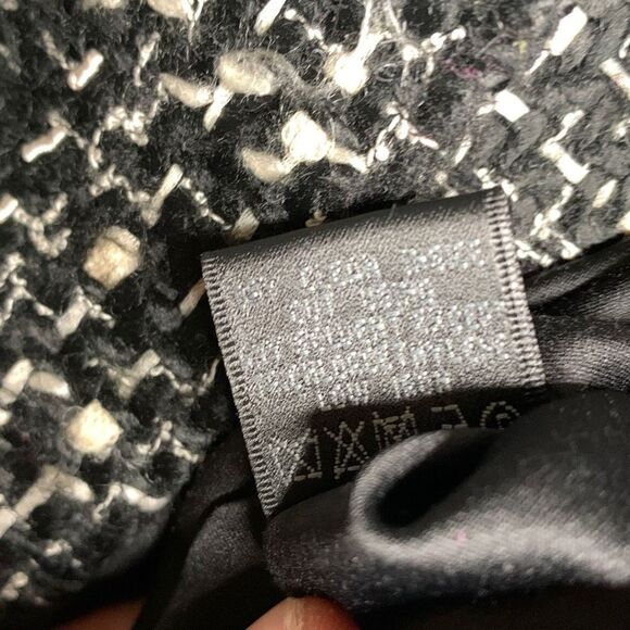Lafayette 148 Tweed Blazer Jacket black and white size 4 - Picture 5 of 6